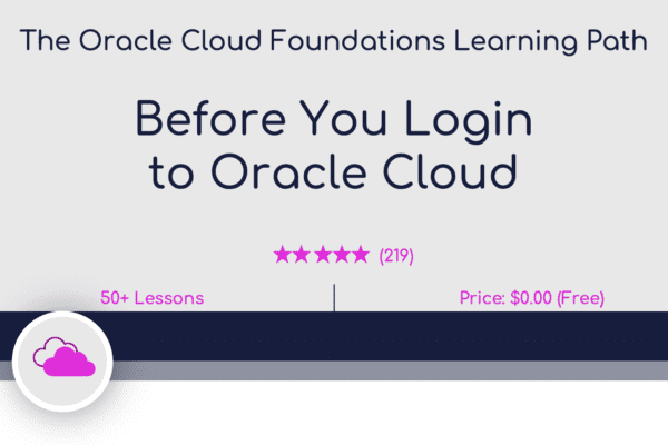 Before You Login to Oracle Cloud